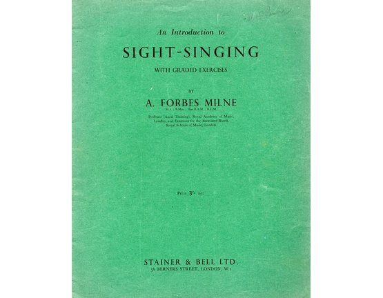 8553 | An introduction to sight singing with graded exercises