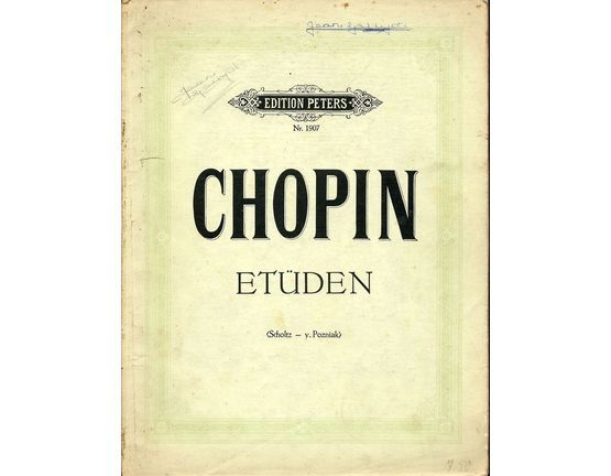 8563 | Chopin - Etuden - Edition Peters Nr. 1907