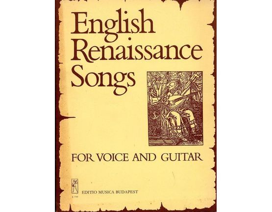 8565 | English Renaissance Songs - For Voice and Guitar