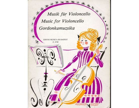 8565 | Music For Violincello - Easy concert pieces in first position - Editio Musica Budapest Z. 6748