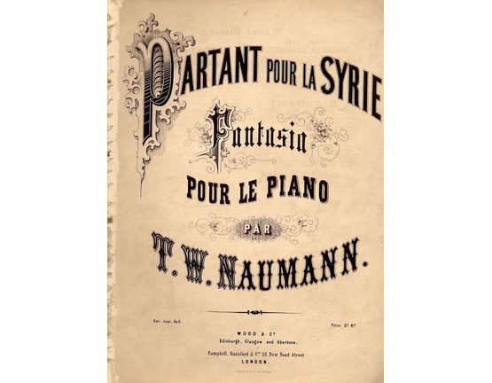 8633 | Partant pour la Syrie - Fantasia pour le Piano