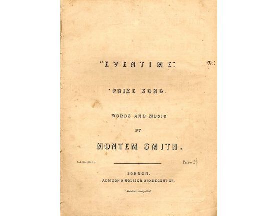 8637 | Eventime - Prize Song in the Melodists Society 1854