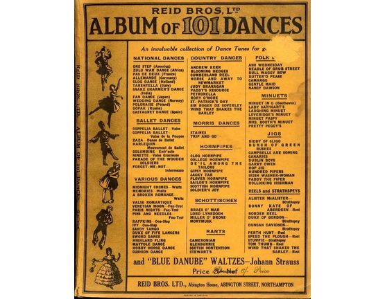 8645 | Reid Bros Album of 101 Dances - A Unique collection of the most popular British and Foreign Marches and March Tunes