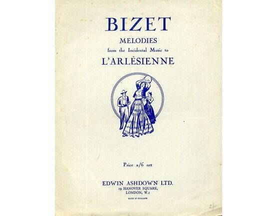 8646 | Bizet - Piano Solo - Melodies from the Incidental Music to L'Arlesienne