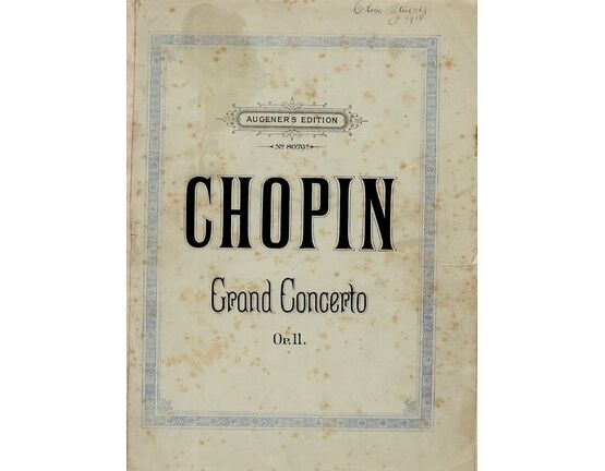 8654 | Chopin - Grand Concerto for Piano - Op. 11