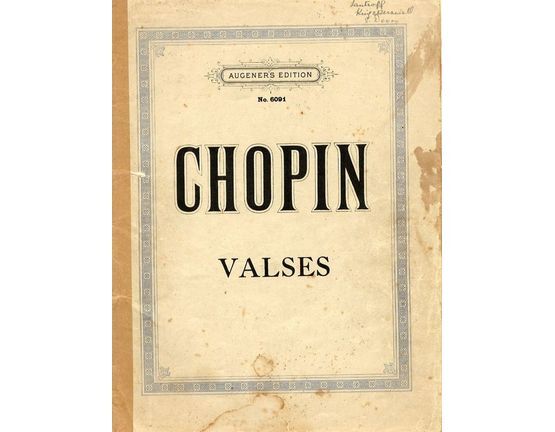 8654 | Chopin - Valses - Piano Solo - Augener's Edition No. 6091