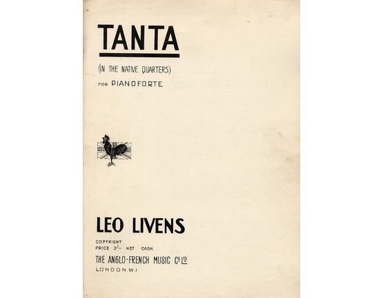 8655 | Tanta (In the native quarters) - For Piano Solo