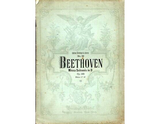 8661 | Beethoven - Missa Solennis in D Major - Vocal Score - Op. 123 - Edition Breitkopf & Hartel No. 29