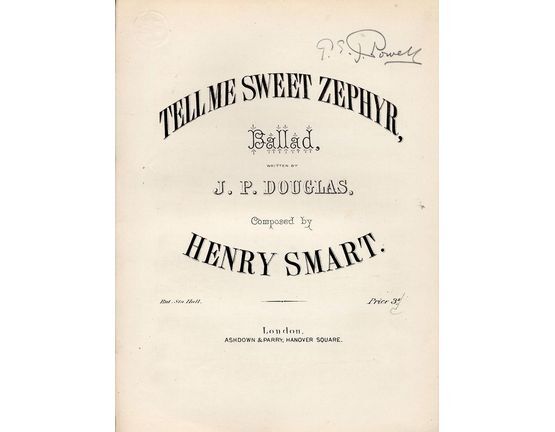 8790 | Tell Me Sweet Zephyr - Ballad