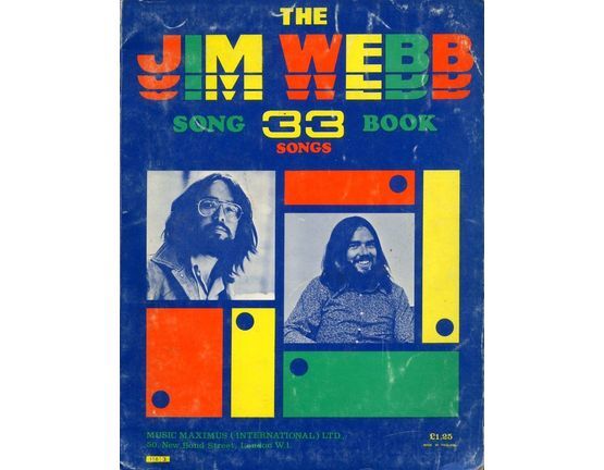 8872 | The Jim Webb Song Book - 33 Songs
