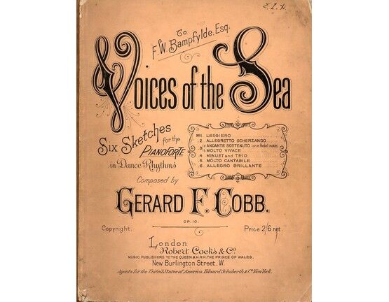 8890 | Voices of the Sea - Six Sketches for the Pianoforte in Dance Rhythms - Op. 10