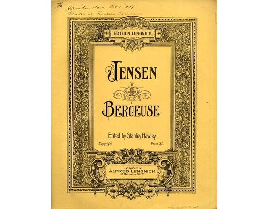 8896 | Jensen - Berceuse for Piano Solo - Edition Lengnick