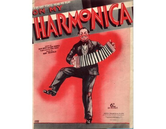 8929 | Ev'ry Day You'll hear me play on my Harmonica - Song