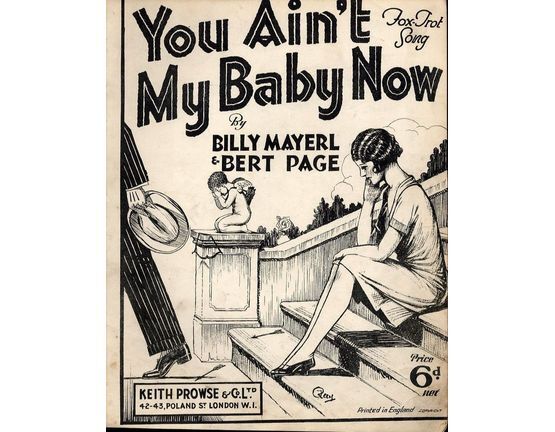 8929 | You Ain't My Baby Now - Fox-Trot Song with Piano and Banjulele and Ukulele accompaniment