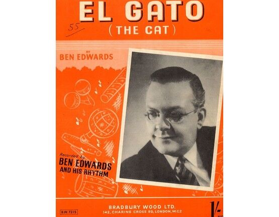8946 | El Gato (The Cat) - Song - Featuring Bed Edwards - Recorded by Ben Edwards and his Rhythm