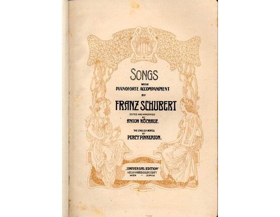 8949 | Schubert - Songs with Pianoforte accompaniment