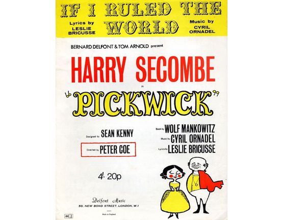 8991 | If I Ruled the World - As performed by Harry Secombe in "Pickwick"