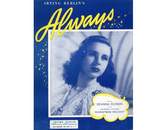 9 | Always  - Song Sung by Deanna Durbin in the Universal Picture "Christmas Holiday"