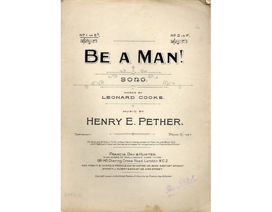 9 | Be a Man (No. 1 in E flat)