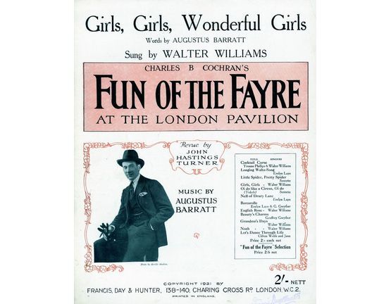 9 | Girls Girls Wonderful Girls, from "Fun of the Fayre" - Sung by Walter Williams