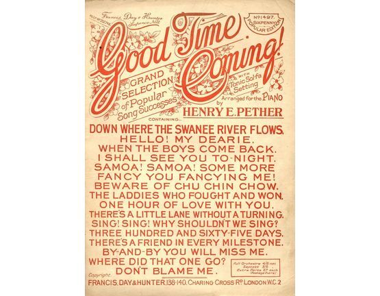9 | Good Time Coming Grand Selection, arranged by Henry E Pether