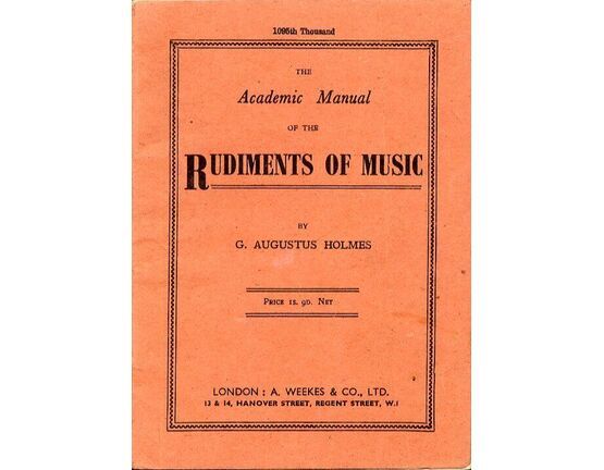 9024 | The Academic Manual of the Rudiments of Music