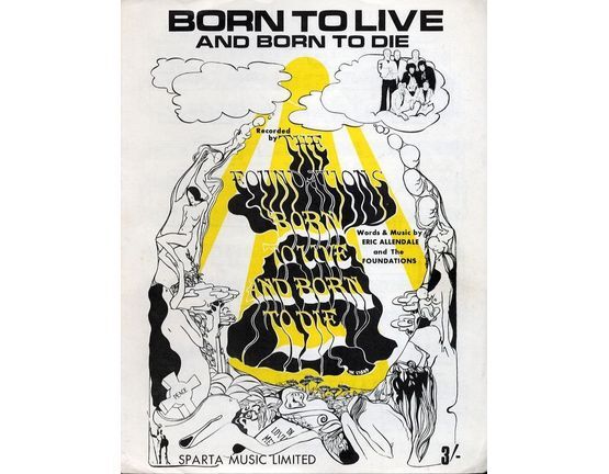9093 | Born to Live and Born to Die - Recorded by The Foundations - For Piano and Voice with Chord symbols