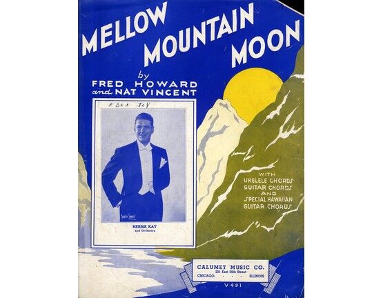 9096 | Mellow Mountain Moon - Featuring Herbie Kay - with Ukelele - Guitar Chords and Special Hawaiian Guitar Chorus