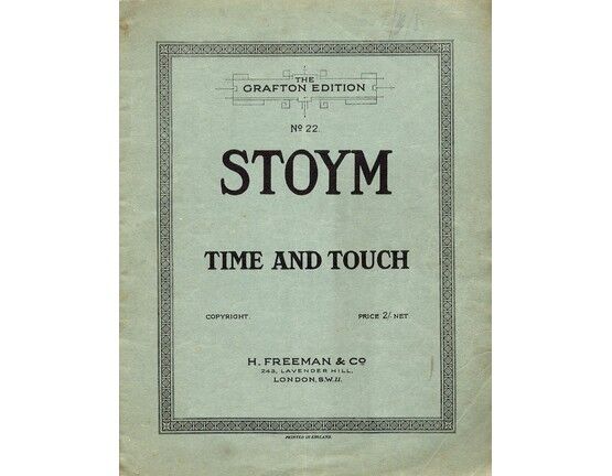 9155 | Time and Touch - Piano Studies covering Technical Points to follow Time and Touch - Grafton Edition No. 22