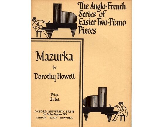 9158 | Mazurka - For Two Pianos - The Anglo French Series of Easier Two Piano Pieces