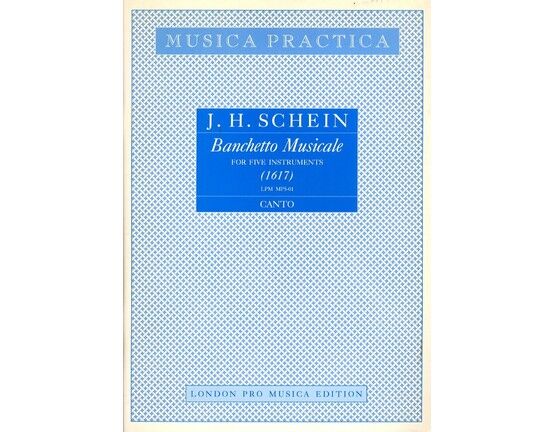 9159 | Banchetto Musicale - For Five Instruments - Canto Part - London Pro Musica Edition MP5 01