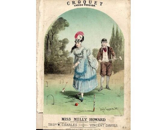 9173 | Croquet - Sung by Miss Milly Howard with the Greatest Success