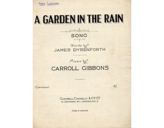9178 | A Garden in the Rain - Song