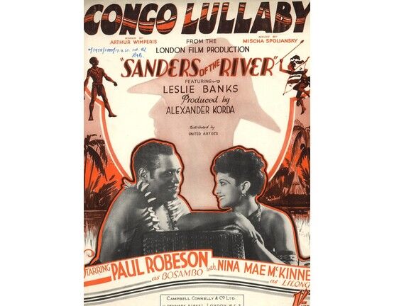 9178 | Congo Lullaby - From the London Film Production 'Sanders of the River' - Featuring Paul Robeson and Nina Mae NcKinney