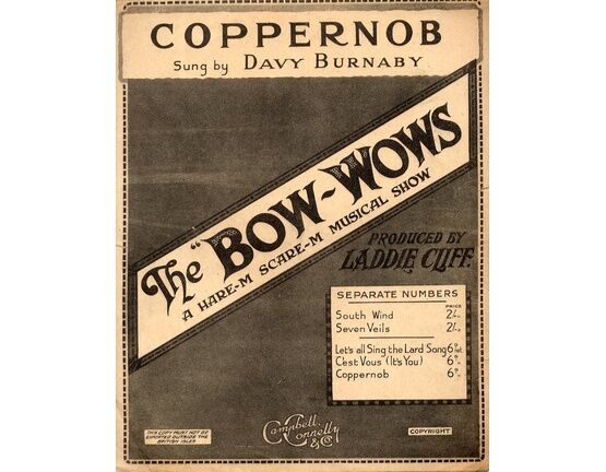 9178 | Coppernob - Song Sung by Davy Burnaby in The Bow-Wows - A Hare-m Scare-m Musical Show