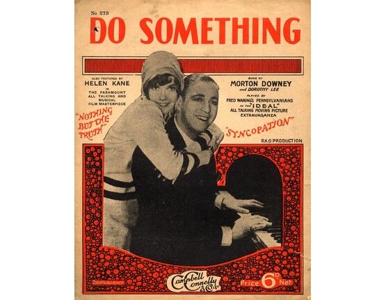 9178 | Do Something - Song from "Syncopation" - Featuring Helen Kane & Morton Downey
