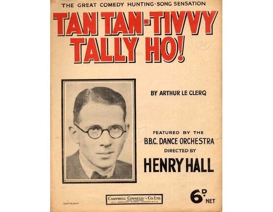 9178 | Tan Tan Tivvy Tally Ho - The great Comedy Hunting Song Sensation - Featuring Henry Hall
