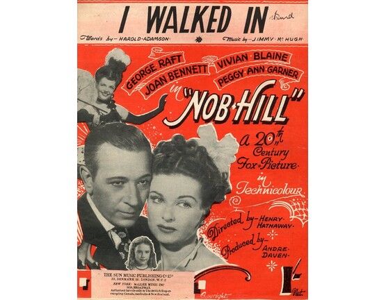 93 | I Walked In -  From "Nob Hill" - Featuring Joan Bennet and George Raft