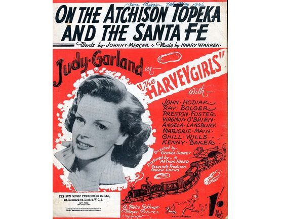 93 | On The Atchison Topeka and the Santa Fe - Song As Sung by Judy Garland in the production "The Harvey Girls"