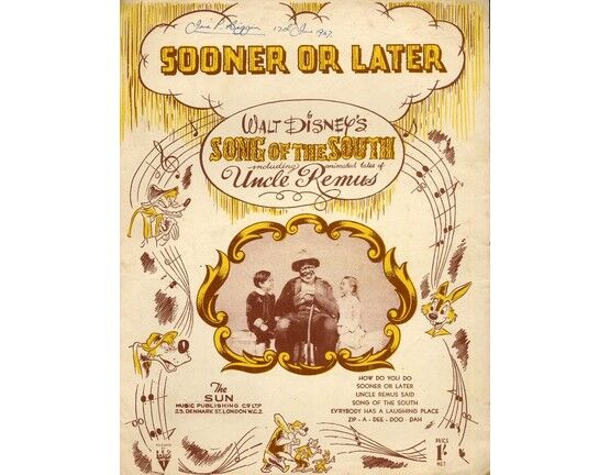 93 | Sooner or Later - from "Song of the South" Uncle Remus  Disney