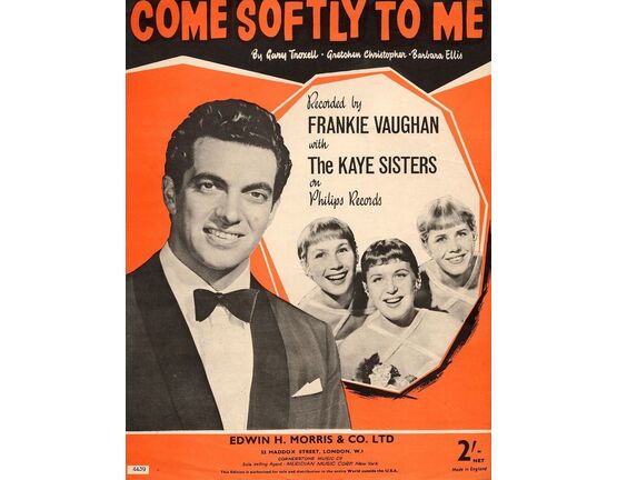 9339 | Come Softly to Me - Song - Featuring Frankie Vaughan & The Kaye Sisters
