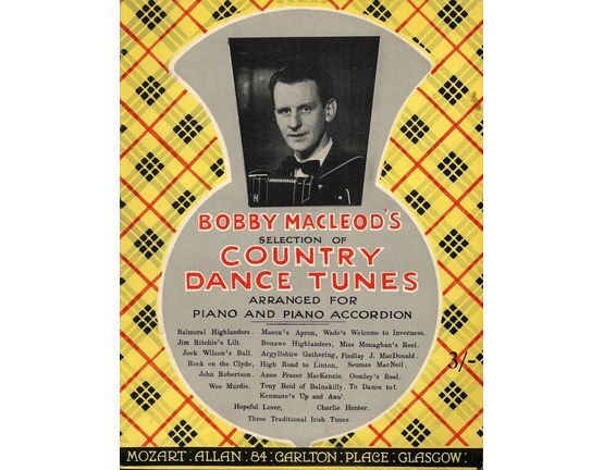 9350 | Bobby Macleod's Selection of Country Dance Tunes - Arranged for Piano and Piano Accordion