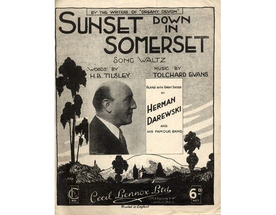 9386 | Sunset Down in Somerset - Song Waltz - Featuring Herman Darewski