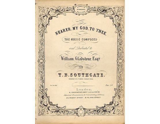 9389 | Nearer my God to Thee and Six Chants - For Piano or Organ and Soprano, Treble, Tenor and Basso Voices - Jewell's Standard Edition