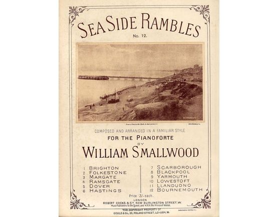 9489 | Bournemouth - Seaside Rambles Series No. 12 - Composed and arranged in a familiar style for the Pianoforte