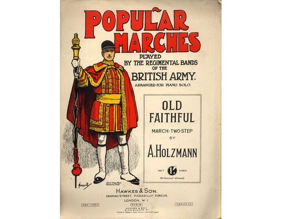 9523 | Old Faithful - Popular Marches played by the Regimental Bands of the British Army - Piano Solo