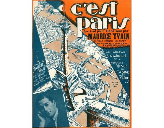 9602 | C'Est Paris - Fox trot et Shimmy - Sur les motifs du succes de L'Operette "La Haut" - Featuring Maurice Chevalier