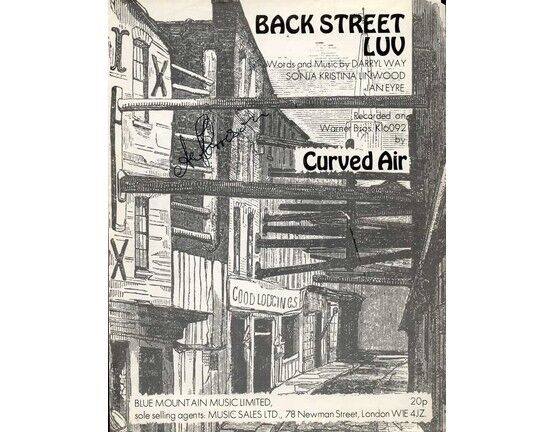9616 | Back Street Luv - Song - Recorded by Curved Air