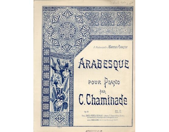 9639 | Chaminade - Arabesque - Piano Solo - Op. 61