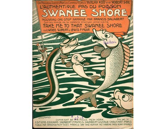 9659 | Swanee Shore - Nouveau One-Step Arrange Par Francis Salabert - From 'Take Me To That Swanee Shore'
